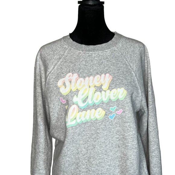 Stoney Clover Lane x Target Sweatshirt Long Sleeve Crewneck Gray Size Small - Picture 3 of 8
